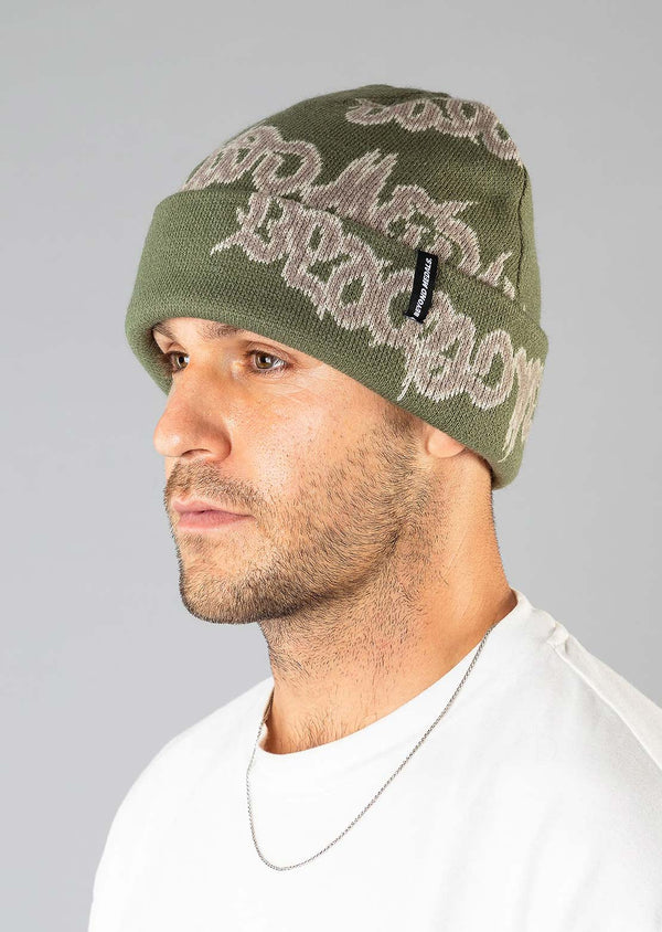 Neff Men's Pike 2 Beanie - Extra Warm Reversible Cable Knit Slouch Beanie For Winter - View #7
