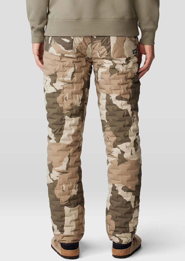 Mountain Hardwear Mens Stretchdown Light Pant Black Mountain Hardwear Men's Stretchdown Light Pants - 700-Fill Down Insulated Winter Pants Insulated Outdoor Pants - View #8