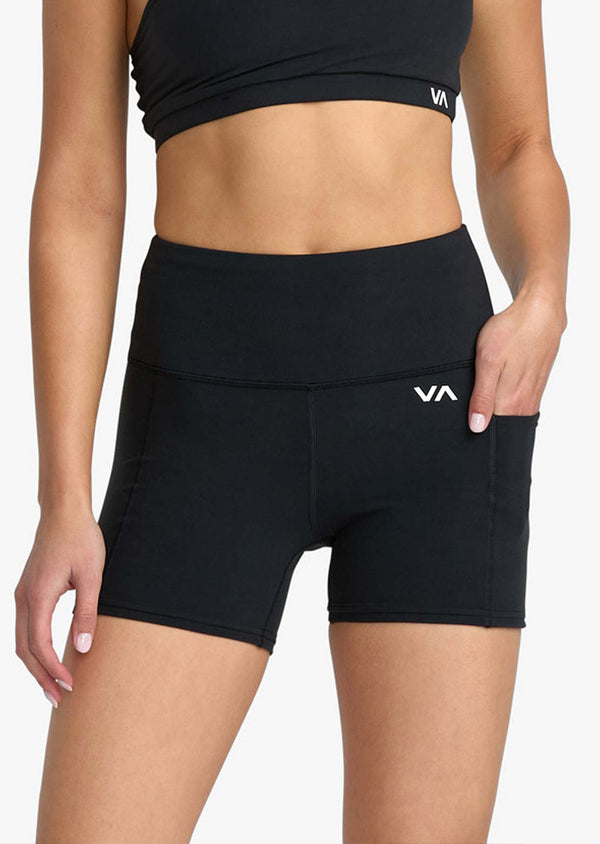 Womens Shorts Rvca Sports Shorts Va Essential Yogger 12