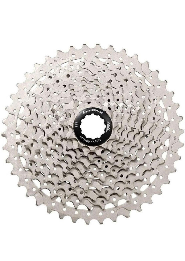 Cassette Sunrace CSMS2 11-46T 10 Vitesses – Noir – Pour VTT Ou Vélo Route
