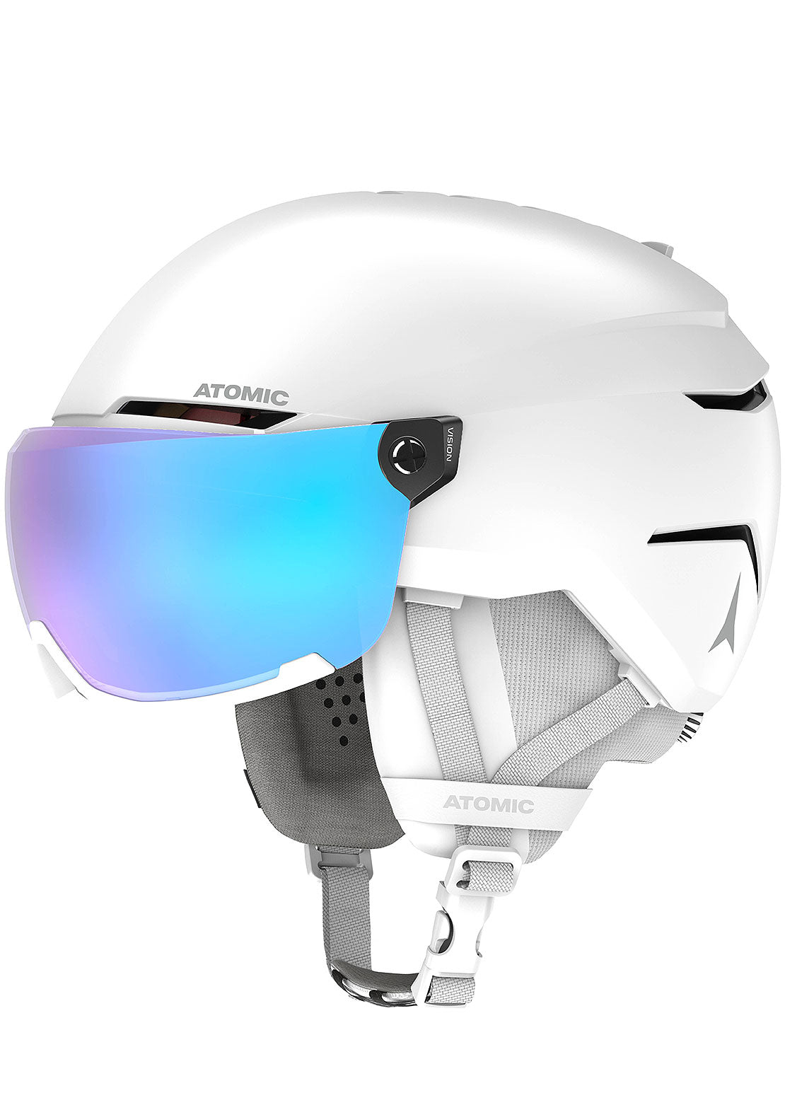 Atomic Unisex Savor Visor Stereo Ski Helmet White Heath
