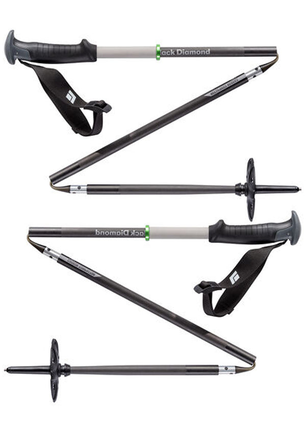 Black Diamond Carbon Compactor Ski Poles - Lightweight Touring Poles For Backcountry Skiing