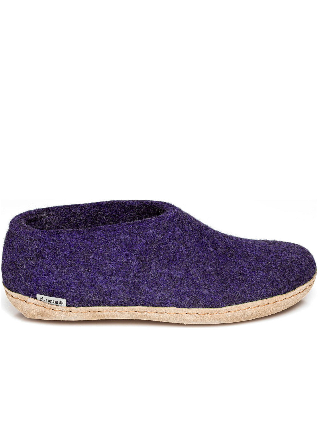Glerups Unisex Leather Sole Shoes Purple
