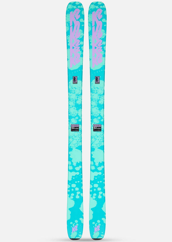 K2 Reckoner 92 Women's All-Mountain Skis - Twin-Tip For Park, Powder & Everything