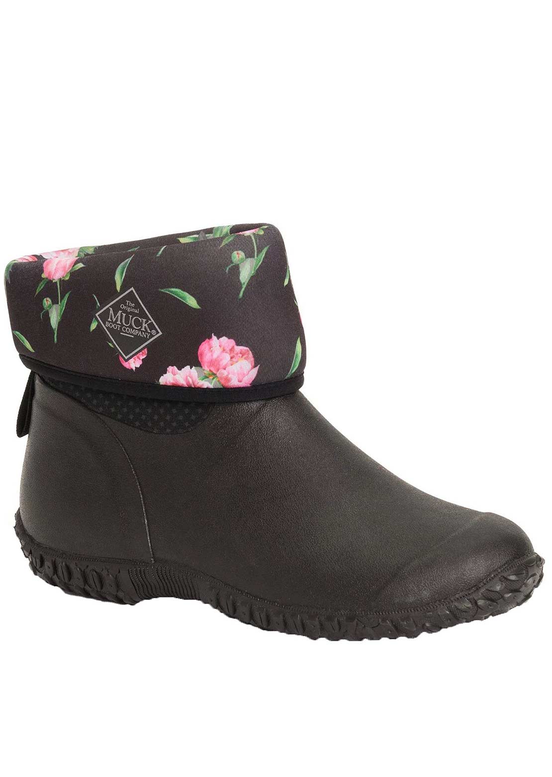 Muck Boot Co. Women&#39;s Muckster II Mid Boots Black/Charcoal/Rose Print