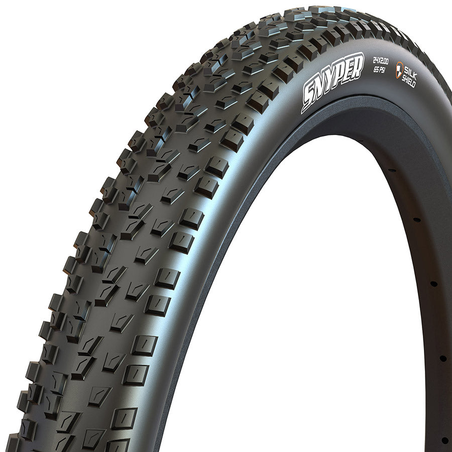 Maxxis Snyper Folding Dual Clincher SilkShield 60TPI 65PSI MTB Tire - 24" x 2"