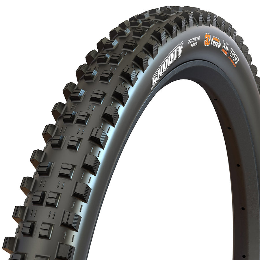 Maxxis Pneus de vélo de montagne Shorty 3C Maxx Terra Exo TR WT F60TPI - 27,5" x 2,4"