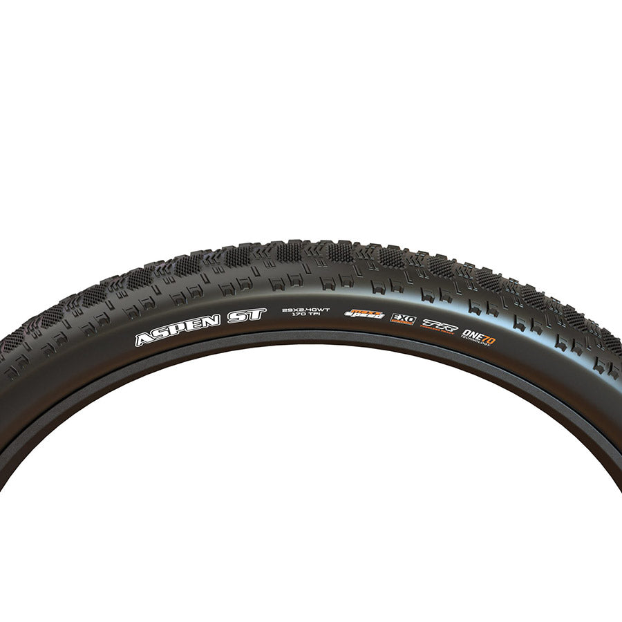 Maxxis, Aspen ST, Mountain Tire, 29''x2.25, Folding, Tubeless Ready, MaxxSpeed, EXO, 120TPI, Black