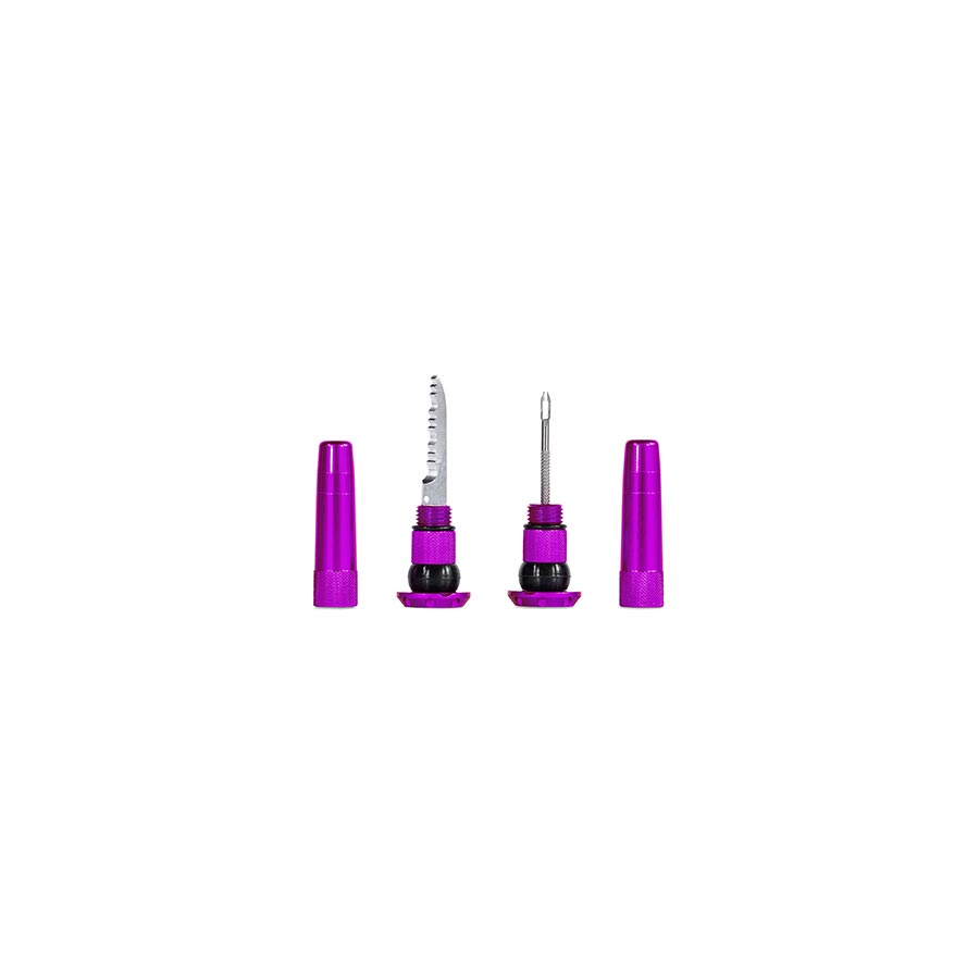 Muc-Off, Stealth Tubeless Plugs, Patch Kit, Purple, Pair