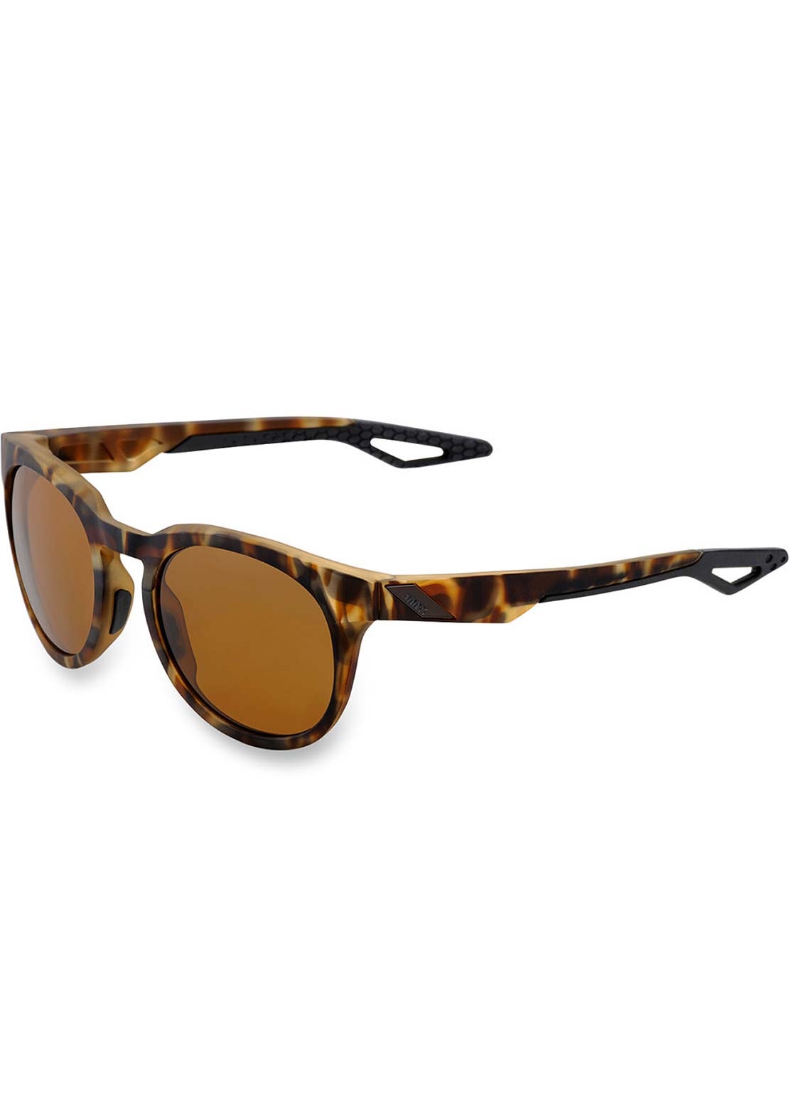 100% Campo Sunglasses Soft Tact Havana Bronze Peakpolar