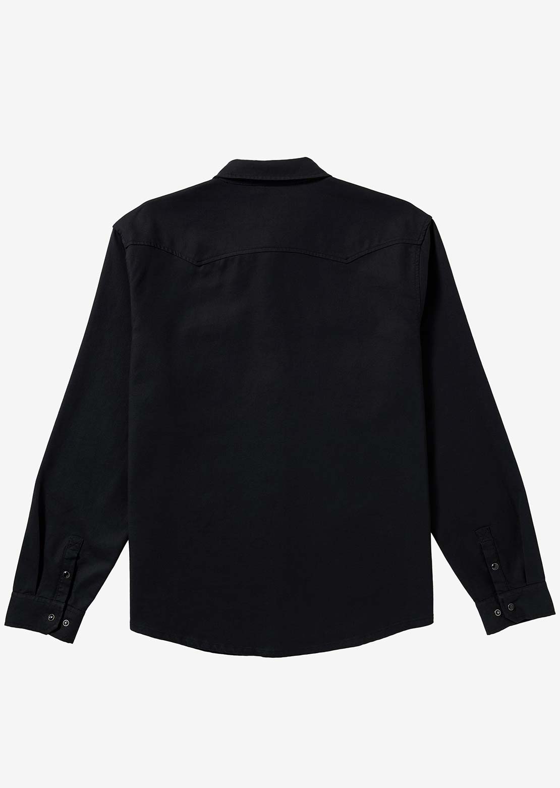 1910 Men's Strickly Business Woven Button Up Shirts Black