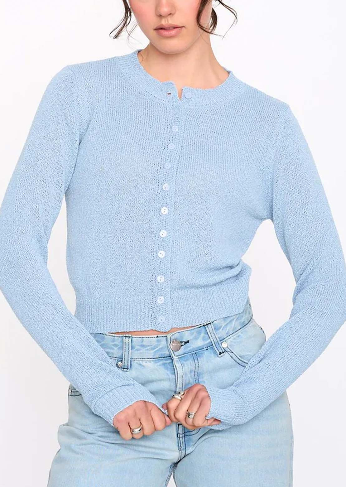 24 Colors Women's Cardigan Blue