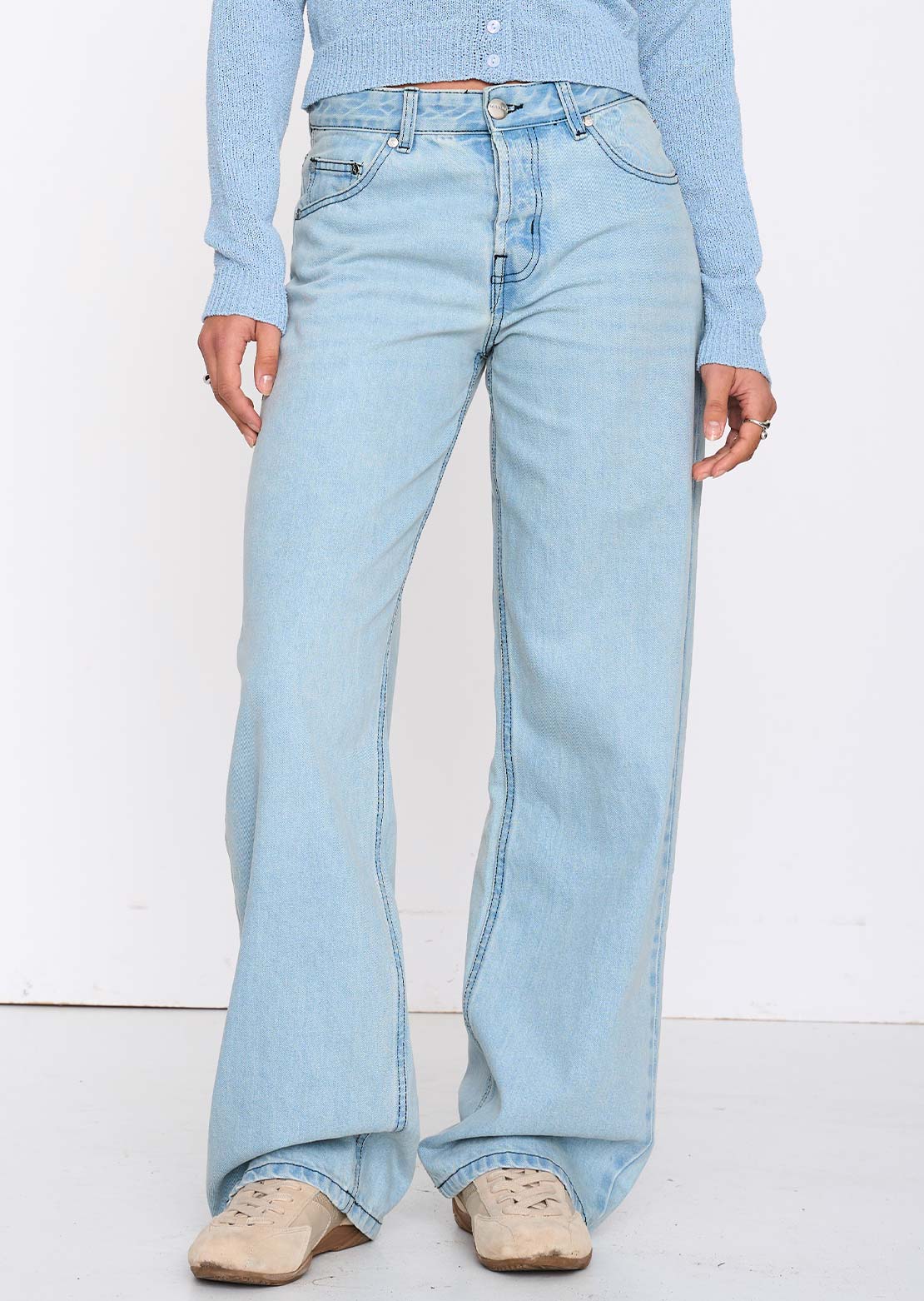 24 Colors Women's Denim Pants Blue