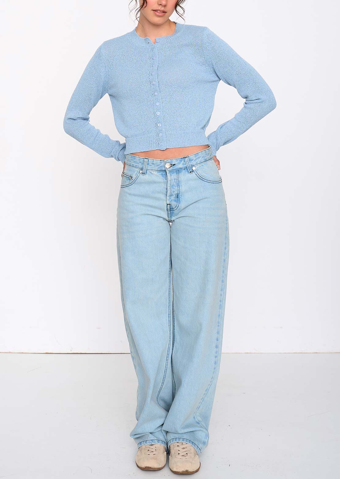 24 Colors Women's Denim Pants Blue
