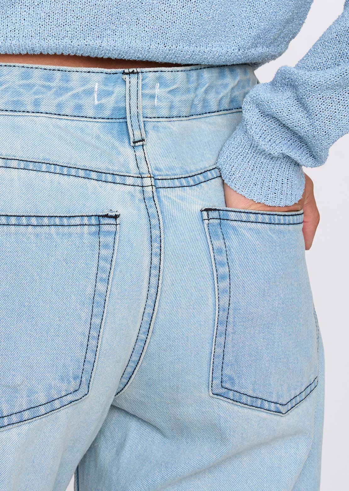 24 Colors Women's Denim Pants Blue