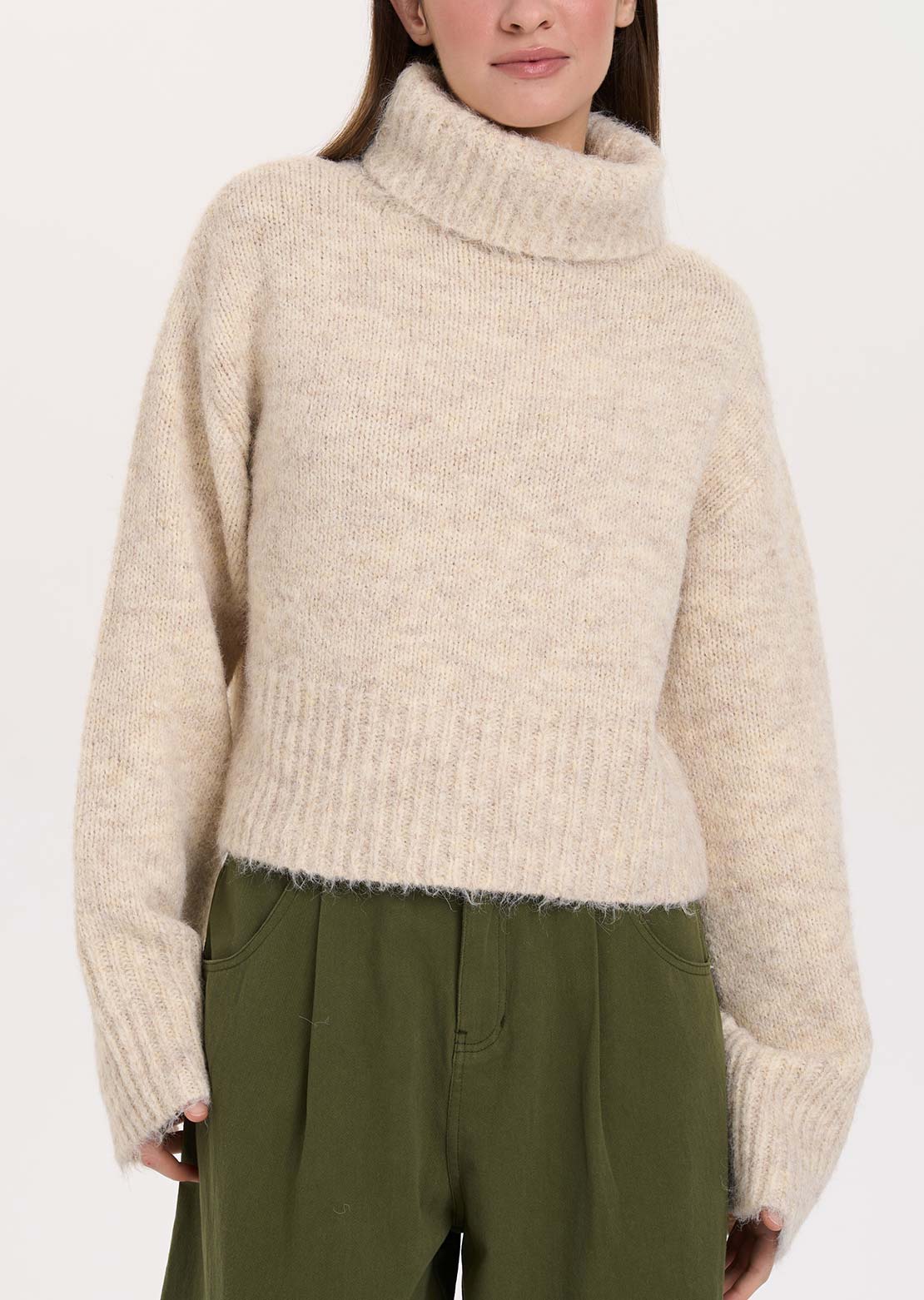 24 Colors Women's Pullover Beige