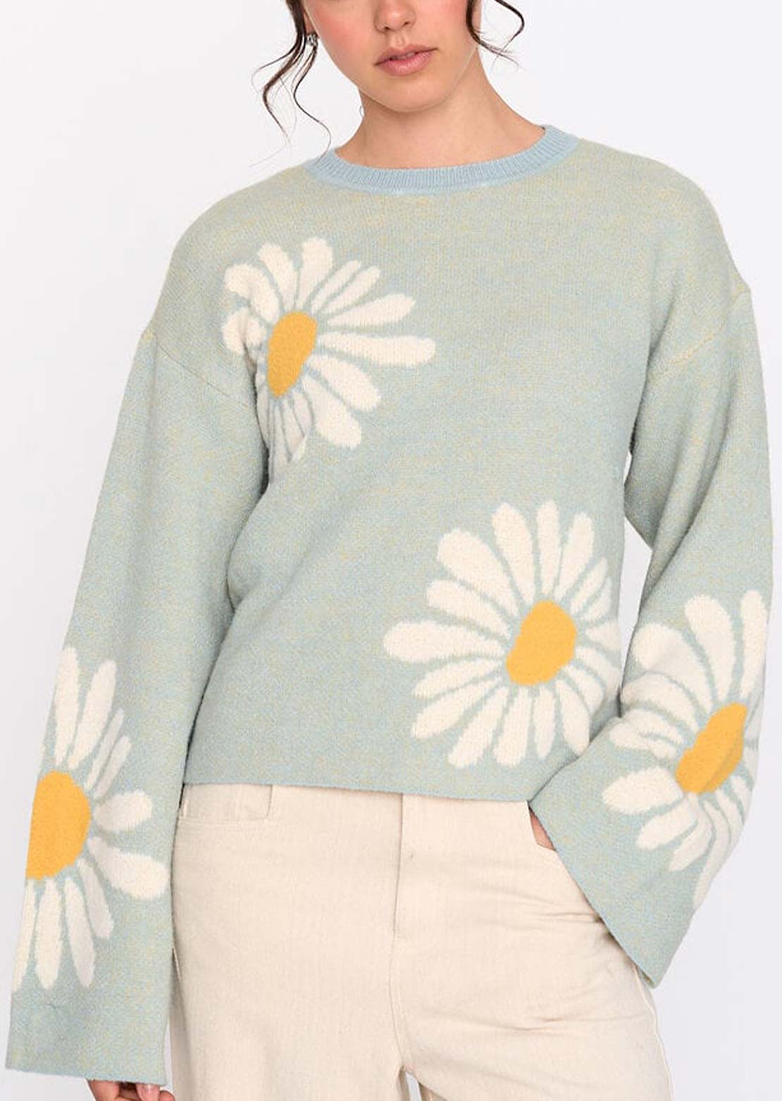 24 Colors Women's Pullover Blue