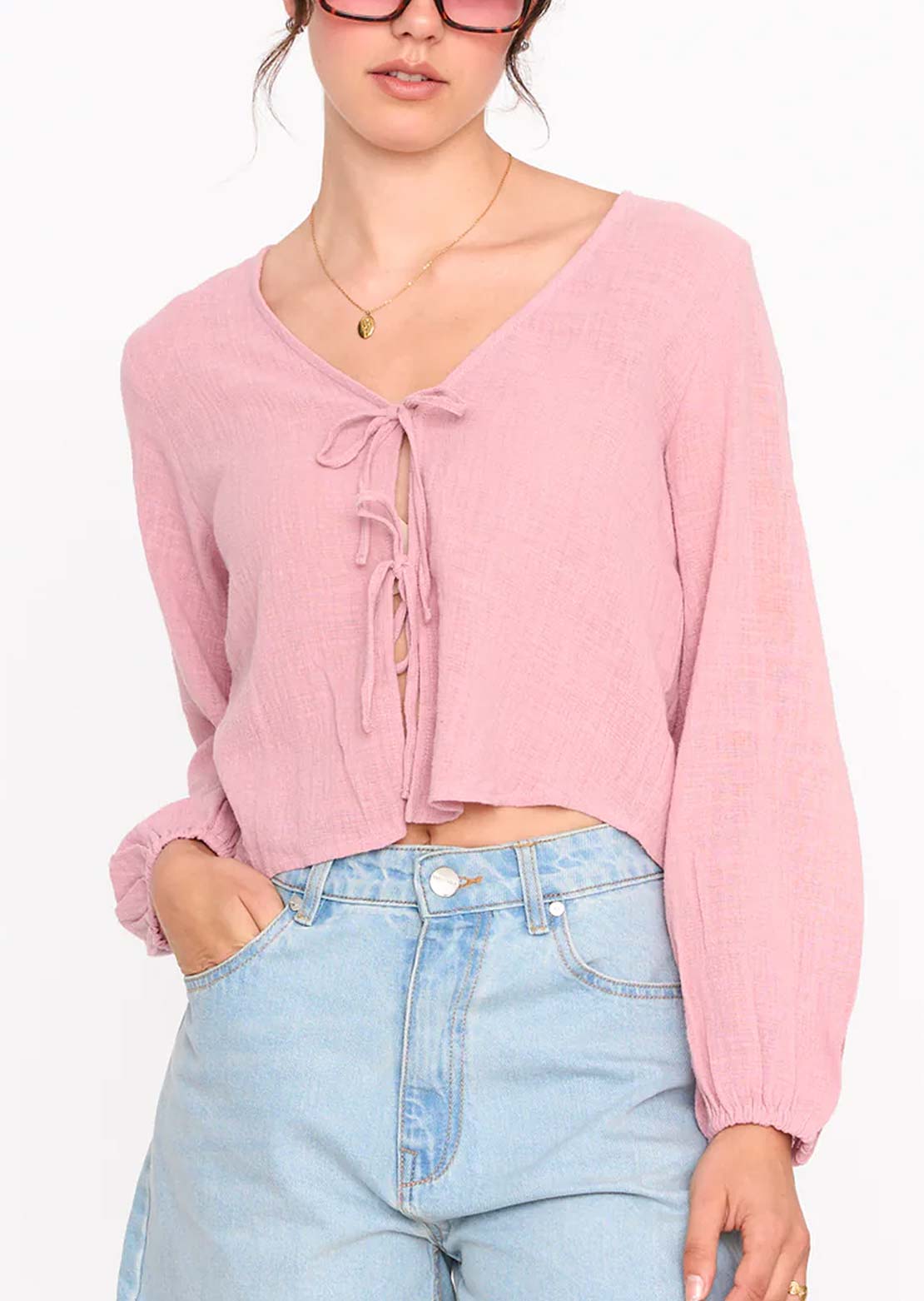24 Colors Women's Blouse Shirt Rose