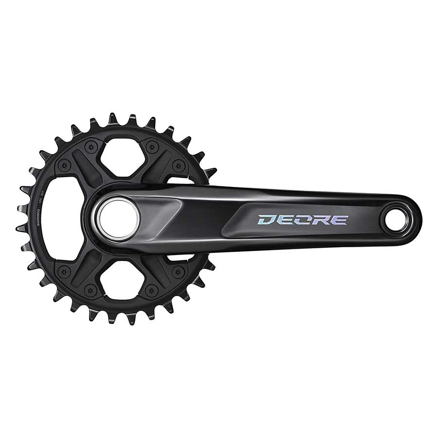 Shimano, FC-M6130-1, Crankset, Speed: 12, BCD: Direct Mount, 32, Hollowtech II, 175mm, Black, MTB, Set