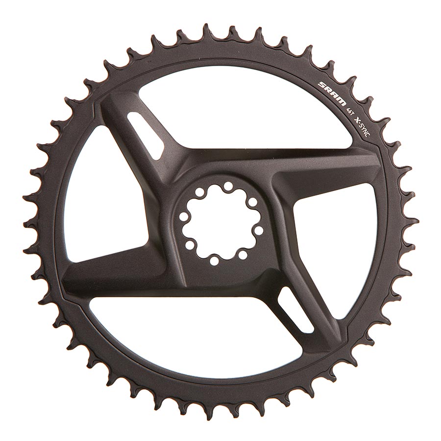 SRAM, Rival D1 DM, Chainring, Teeth: 46, Speed: 12, BCD: Direct Mount, Aluminum, Black