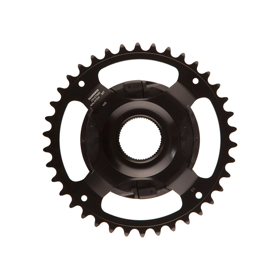 Shimano, CR-ET600, Chainring, Teeth: 38, Speed: 9-11, BCD: 104, Steel, Black, ECRET600A8XL