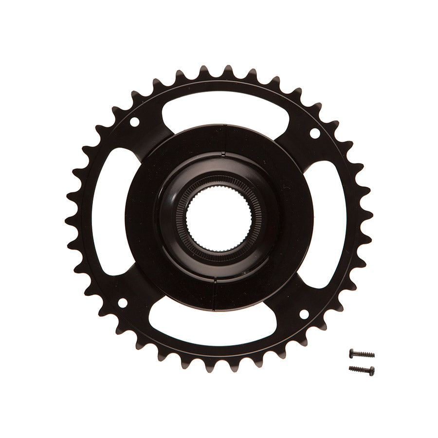 Shimano, CR-ET600, Chainring, Teeth: 38, Speed: 9-11, BCD: 104, Steel, Black, ECRET600A8XL