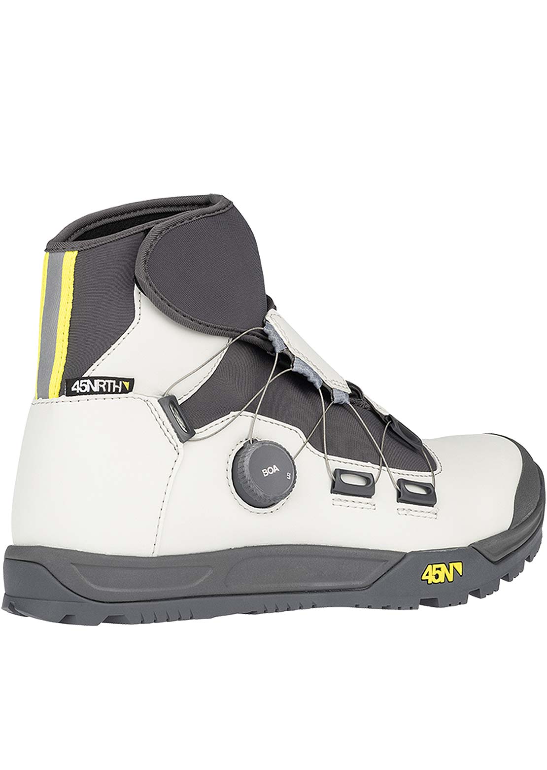 45NRTH Unisex Ragnarok BOA MTN 2-Bolt Clipless Winter Bike Boots Grey