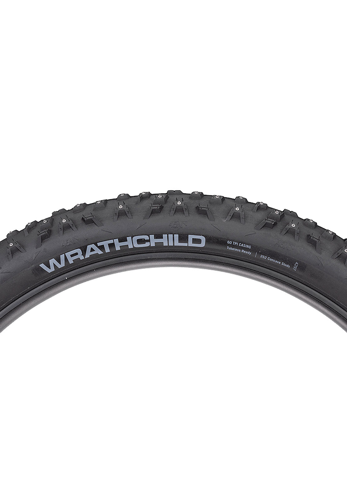 45NRTH Wrathchild Studded 27.5&#39;&#39; Fat Bike Tire Black