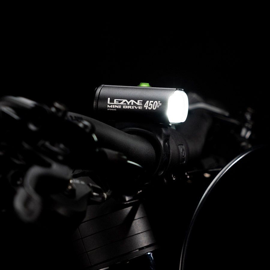 Lezyne, Mini Drive 450+, Light, Front, Black