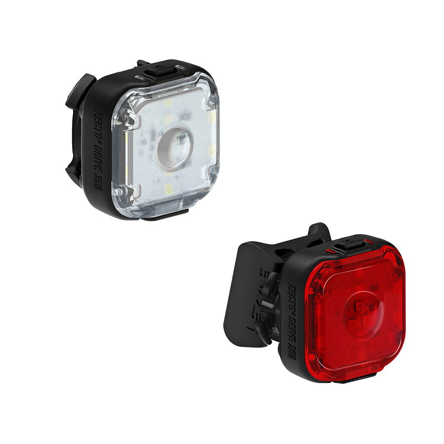 Lezyne, Zecto 350+/Zecto 200+, Light, Set, Black