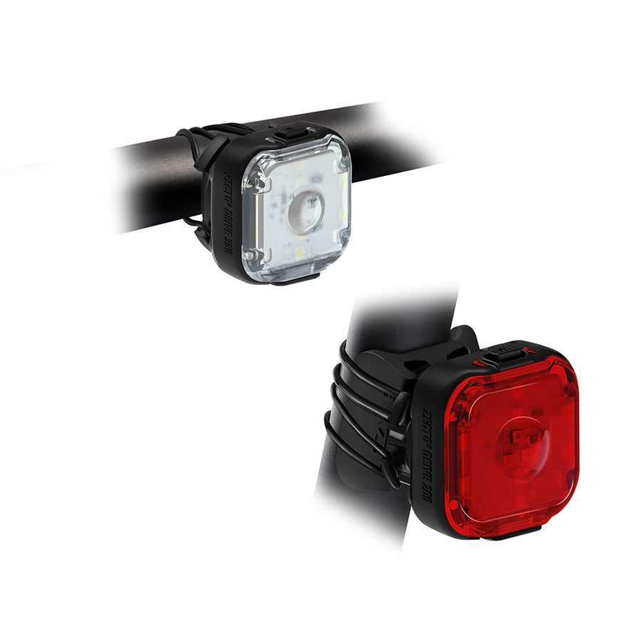 Lezyne, Zecto 350+/Zecto 200+, Light, Set, Black