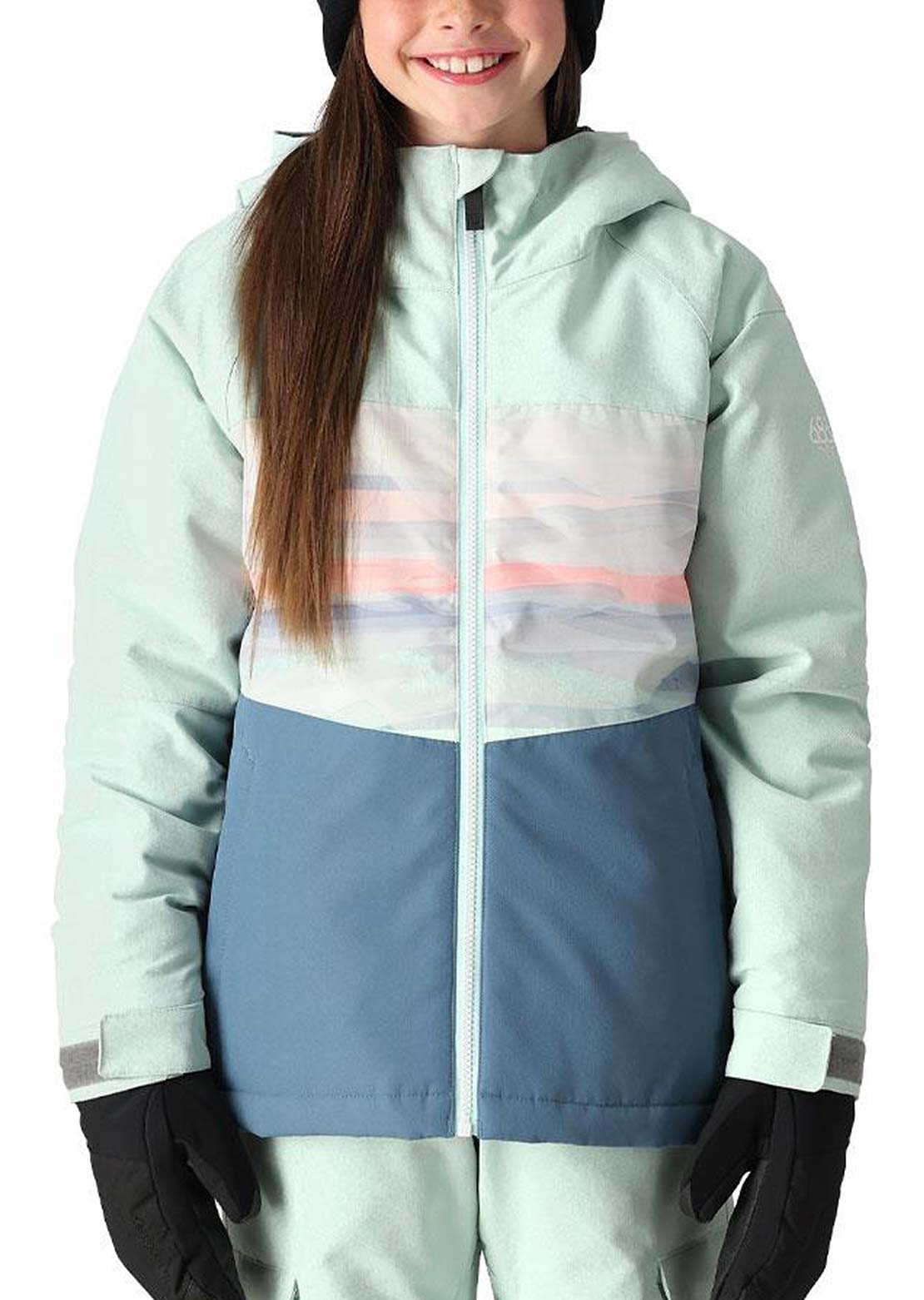 686 Junior Athena Insulated Jacket Seaglass Colorblock