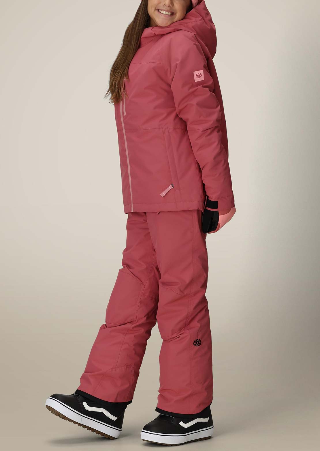 686 Junior Hydra Insulated Jacket Rosewood