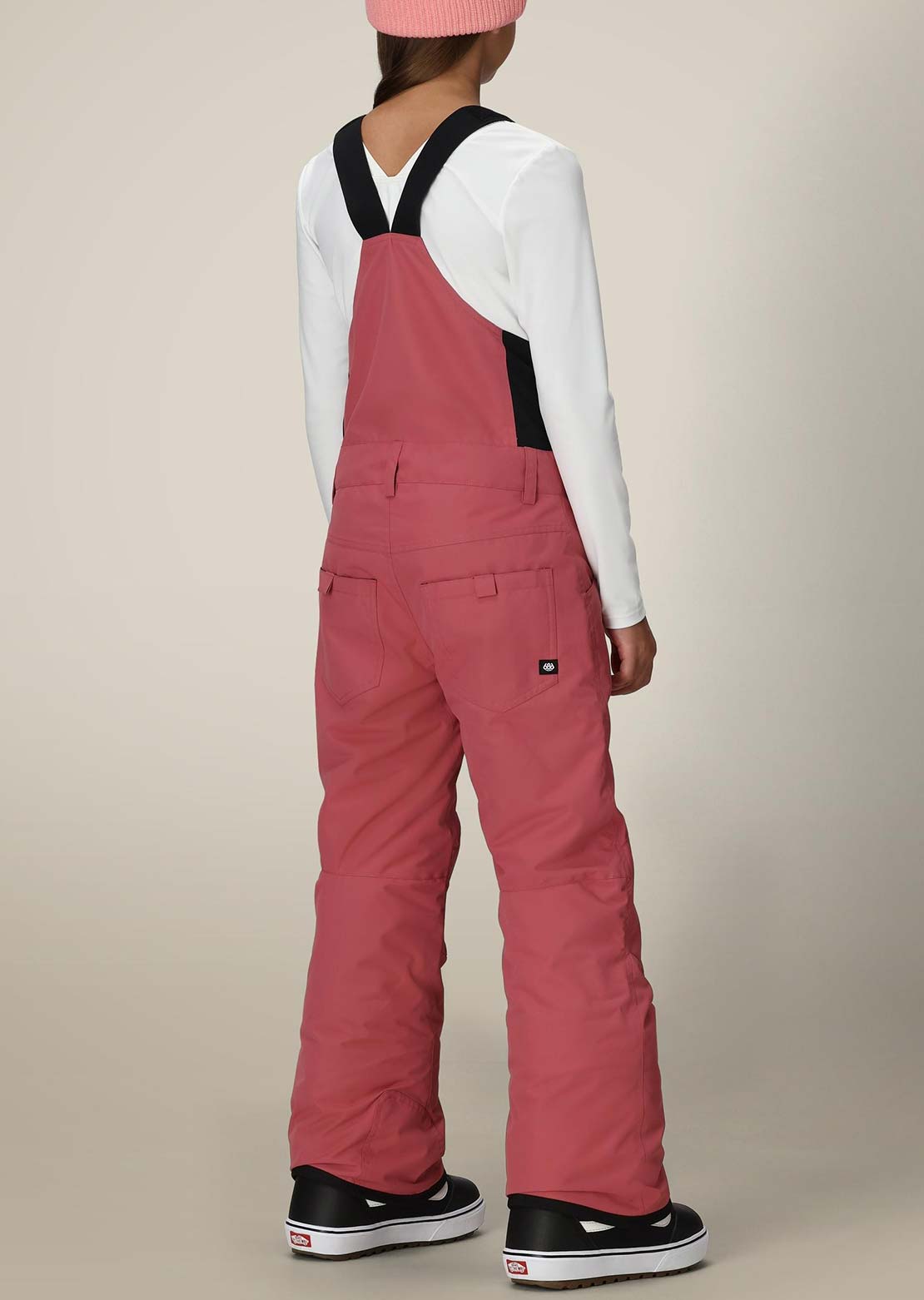 686 Junior Sierra Insulated Bib Pants Rosewood