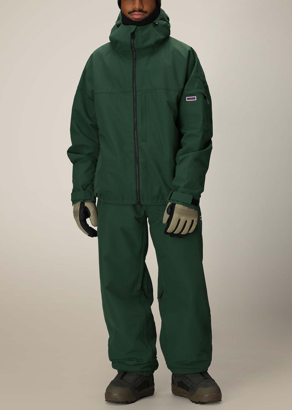 686 Men's Dojo Shell Pants Moss Green Ripstop