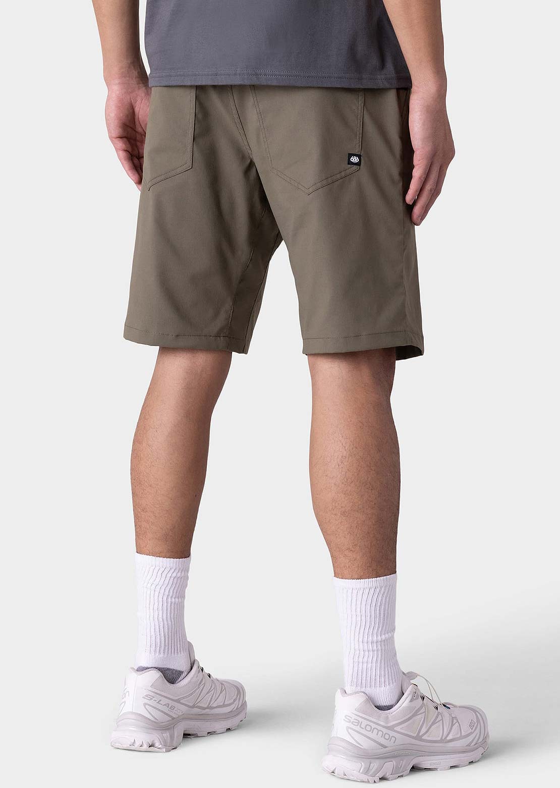 686 Men&#39;s Everywhere Relaxed Fit Hybrid Shorts Dusty Fatigue
