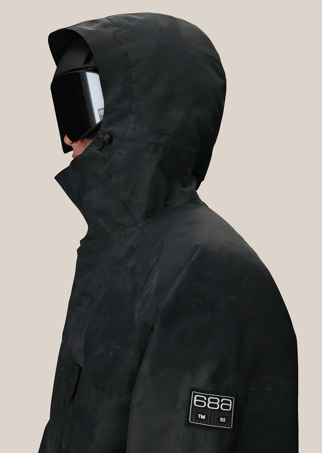 686 Men's Geo Insulated Jacket Black Hemisphere