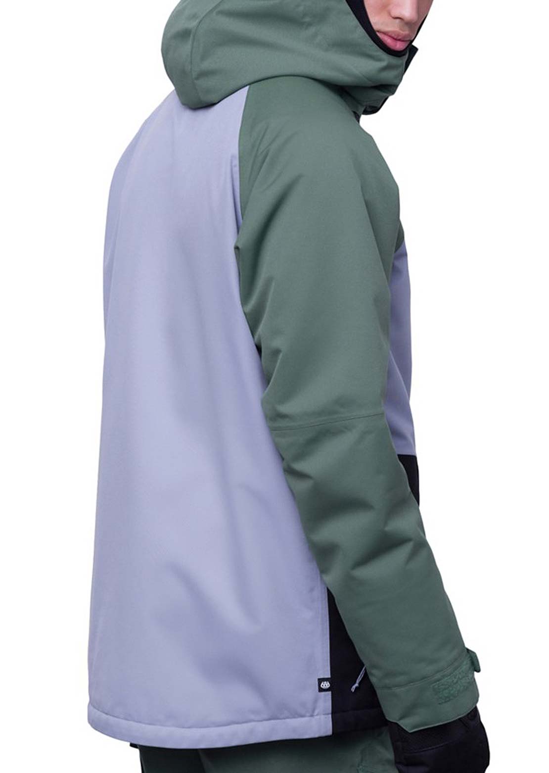 686 Men&#39;s Geo Jacket Cypress Green Colorblock