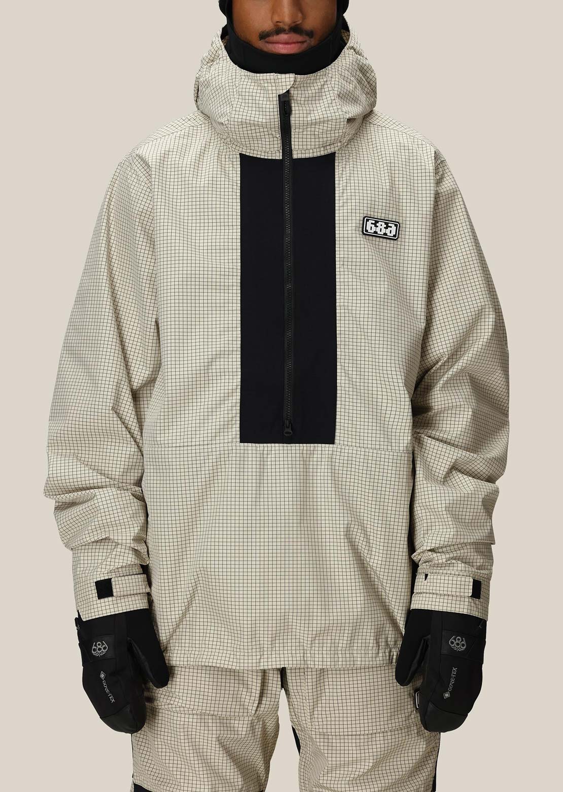 686 Men's Ghost 2.5L Anorak Limestone Ripstop