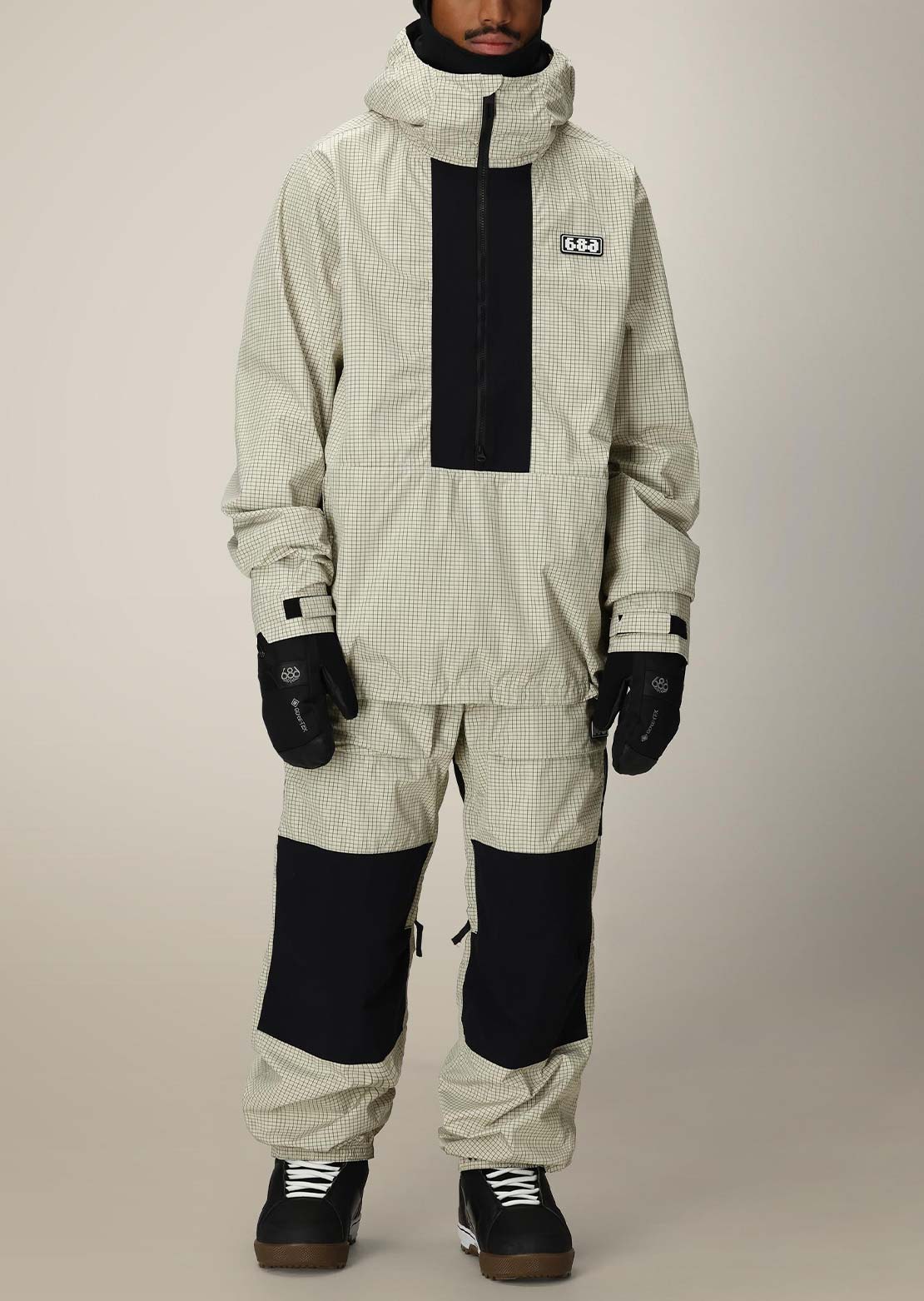 686 Men's Ghost 2.5L Pants Limestone Grid