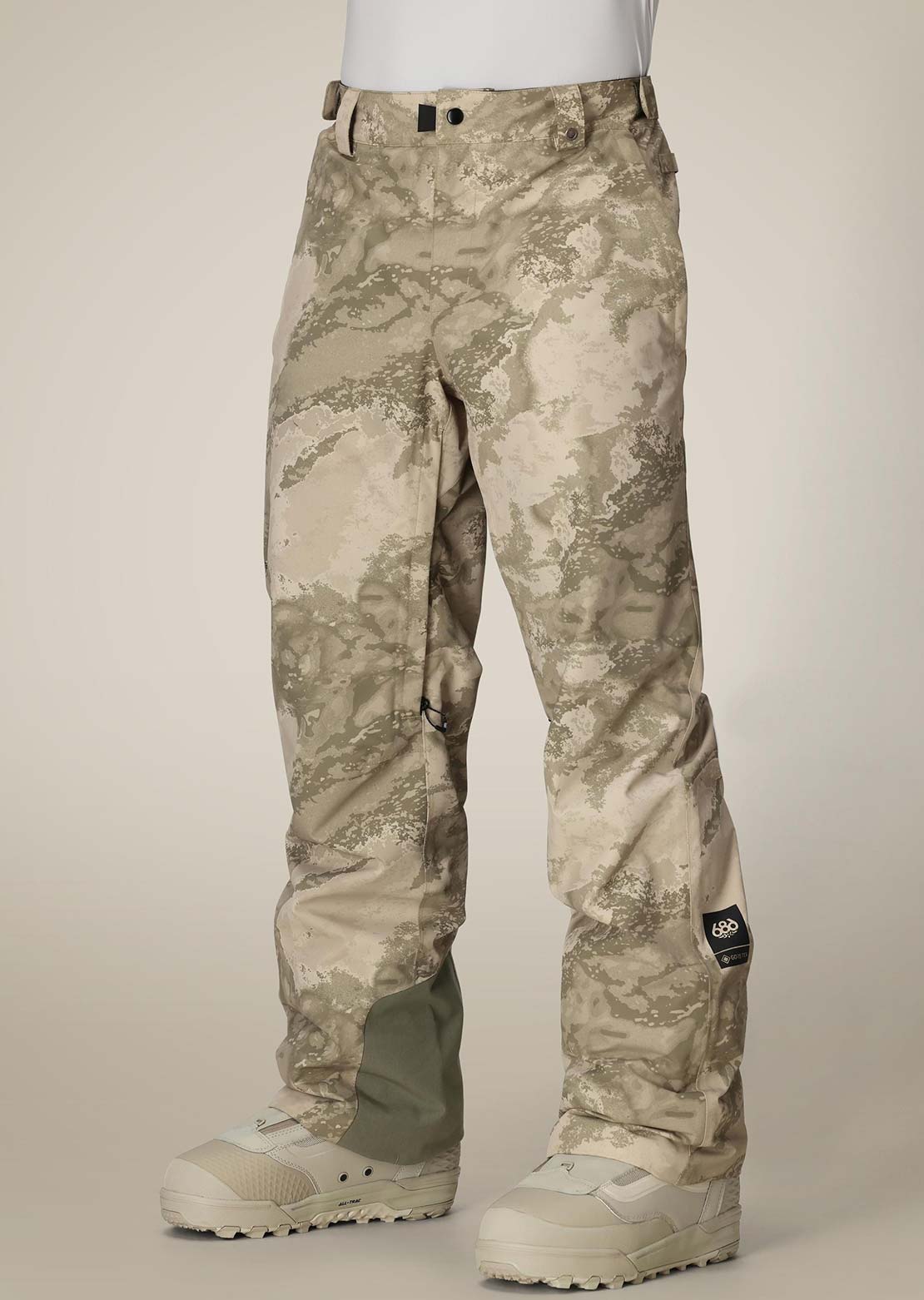 686 Men's GORE-TEX Core Shell Pants Limestone Hemisphere Print
