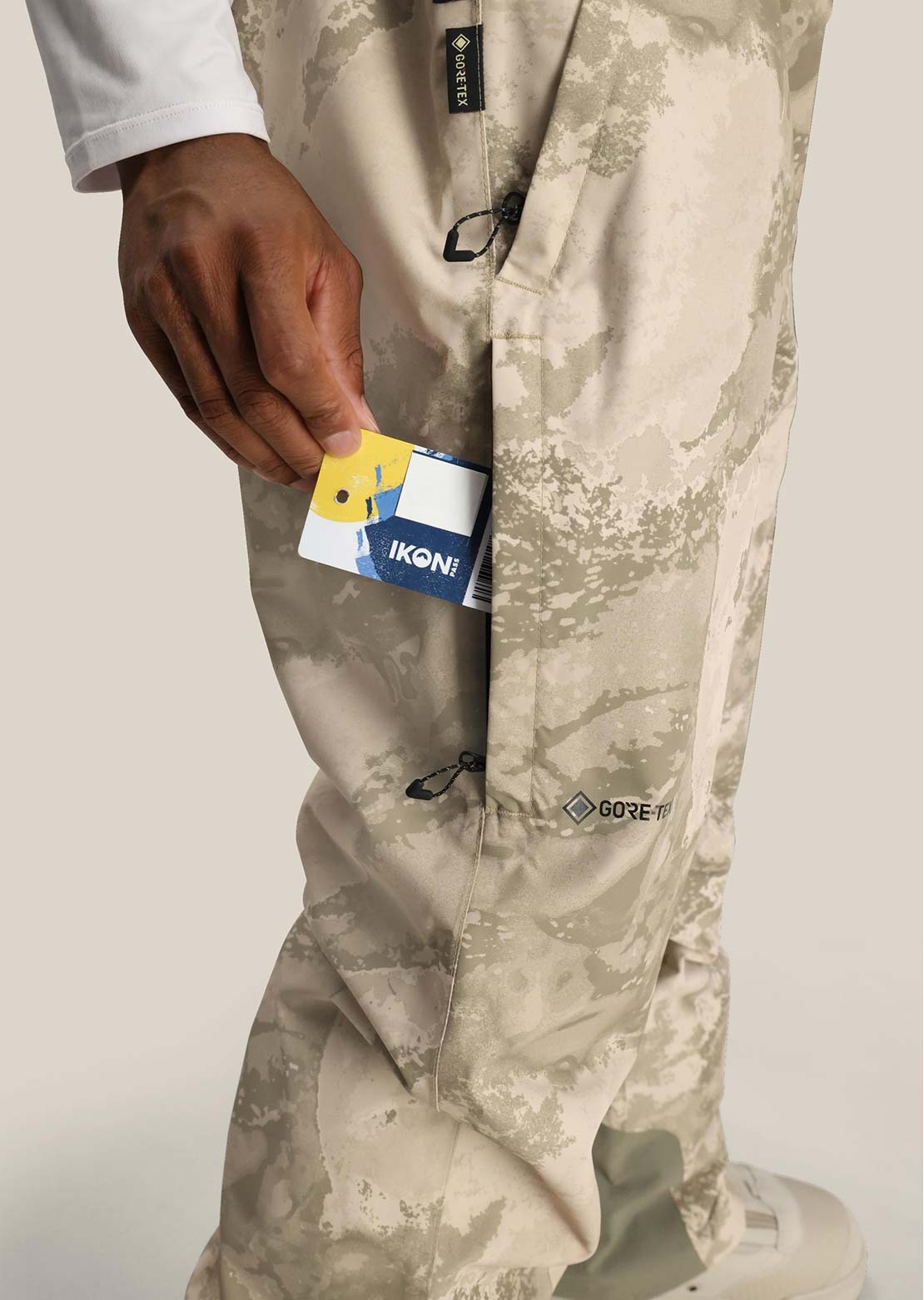 686 Men's GORE-TEX Core Shell Pants Limestone Hemisphere Print