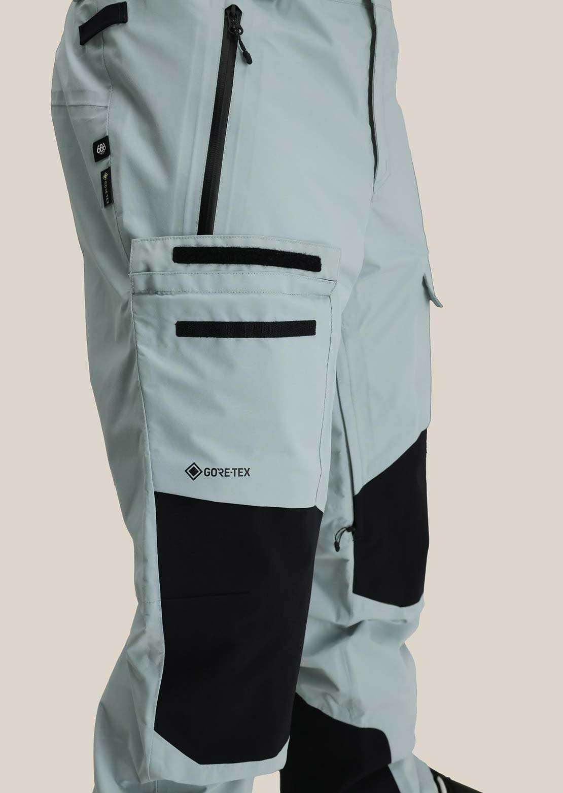686 Men's GORE-TEX Dispatch Shell Pants Dusty Marine Colorblock