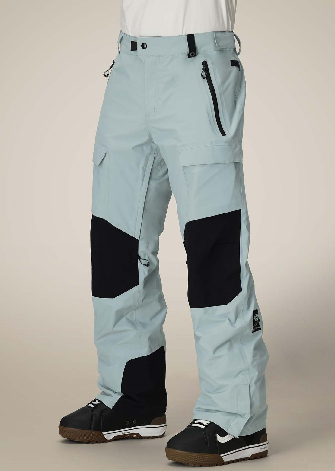 686 Men's GORE-TEX Dispatch Shell Pants Dusty Marine Colorblock