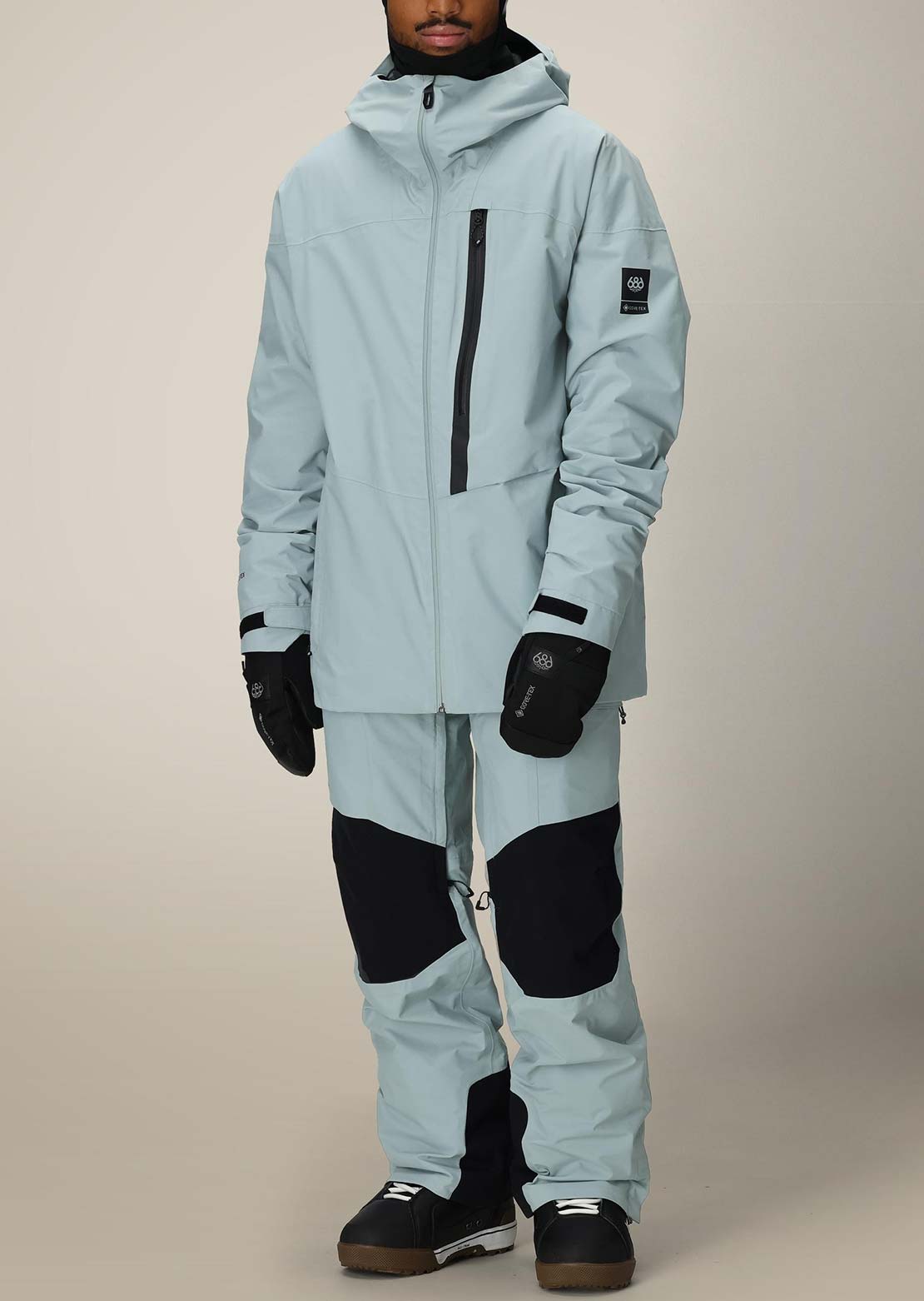 686 Men's GORE-TEX Dispatch Shell Pants Dusty Marine Colorblock