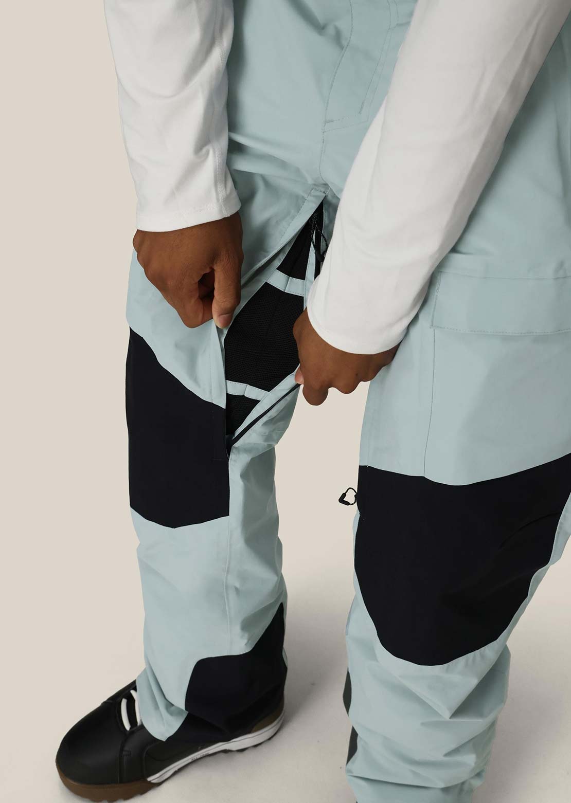 686 Men's GORE-TEX Dispatch Shell Pants Dusty Marine Colorblock