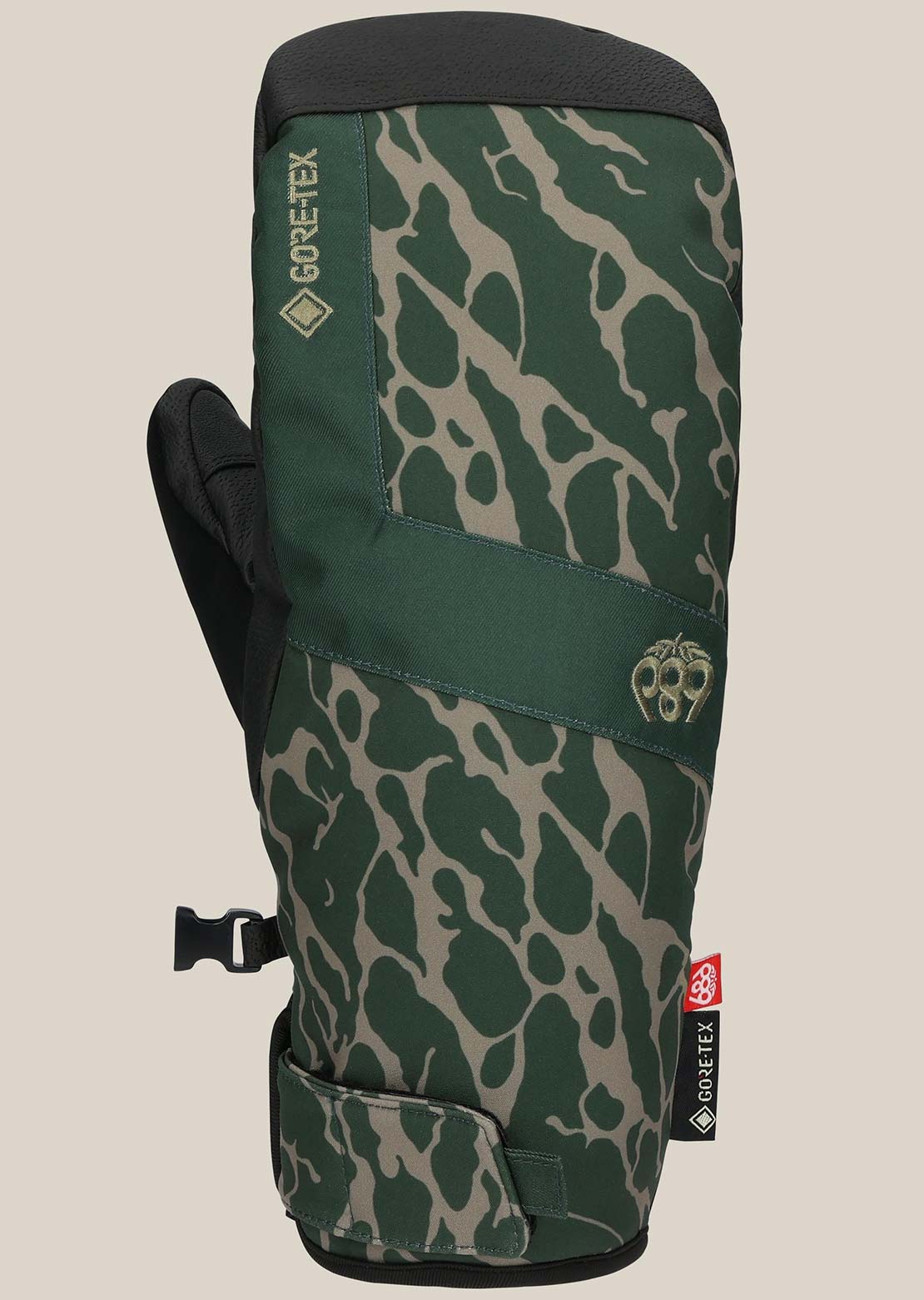 686 Men's Gore-Tex Linear Under Cuff Mitts Moss Green Fracture