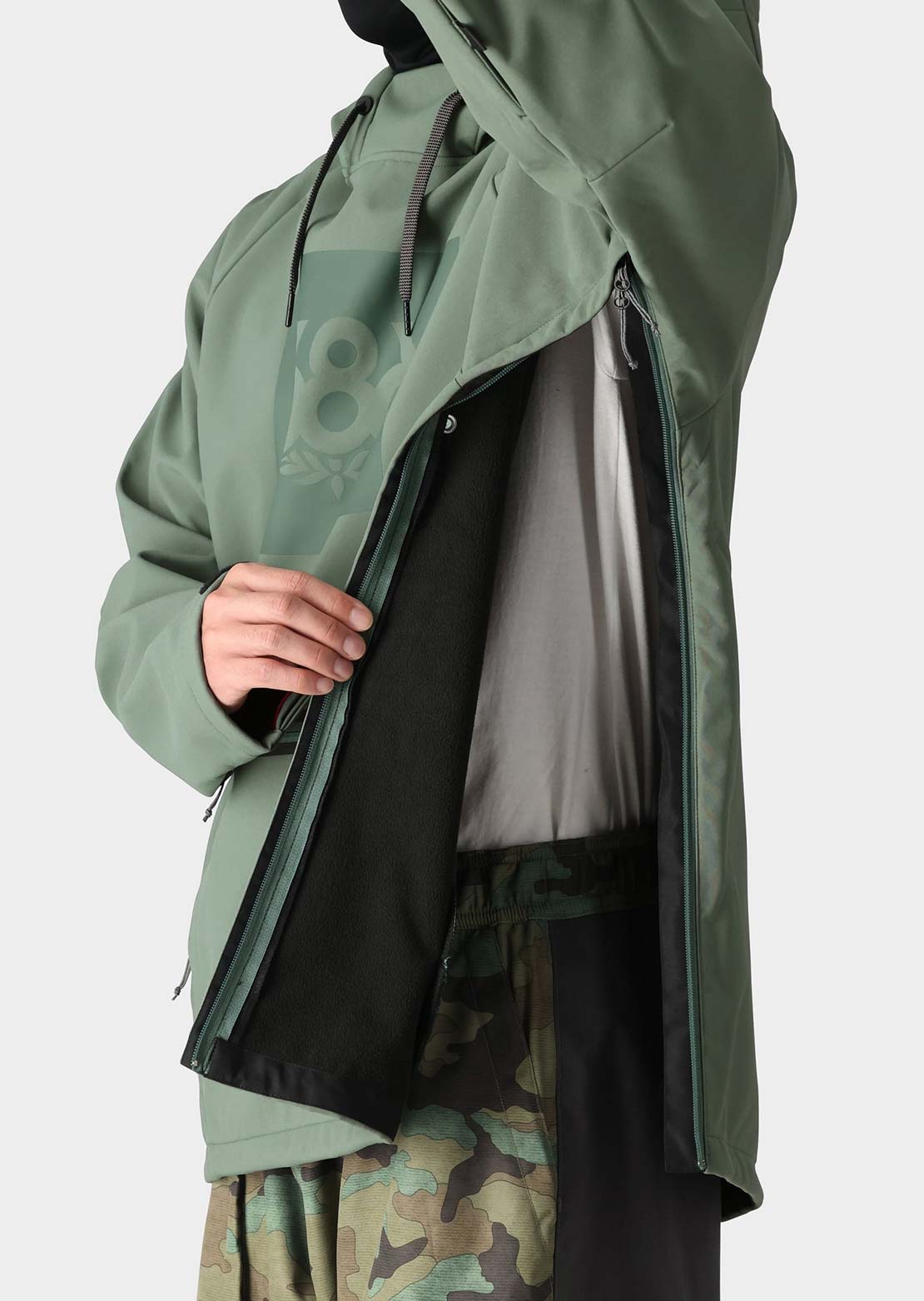 686 Men&#39;s Waterproof Hood Cypress Green