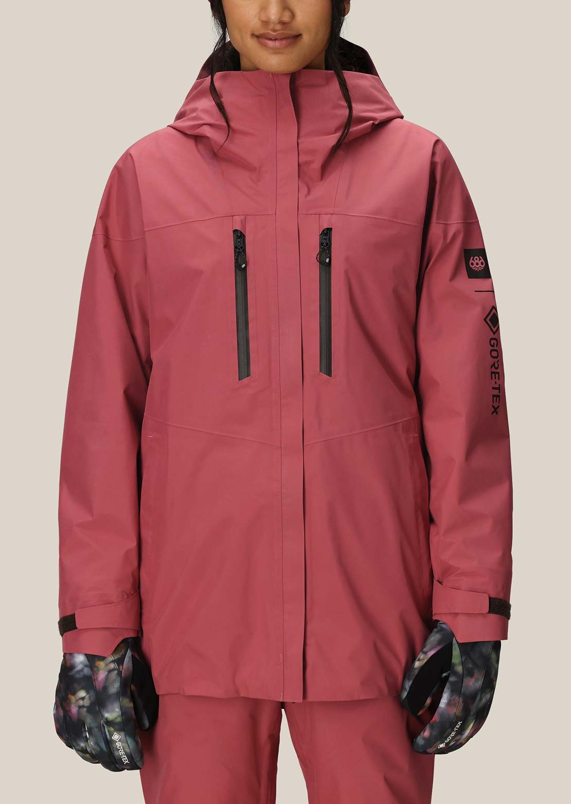 686 Women's GORE-TEX Skyline Thermagraph Jacket Rosewood