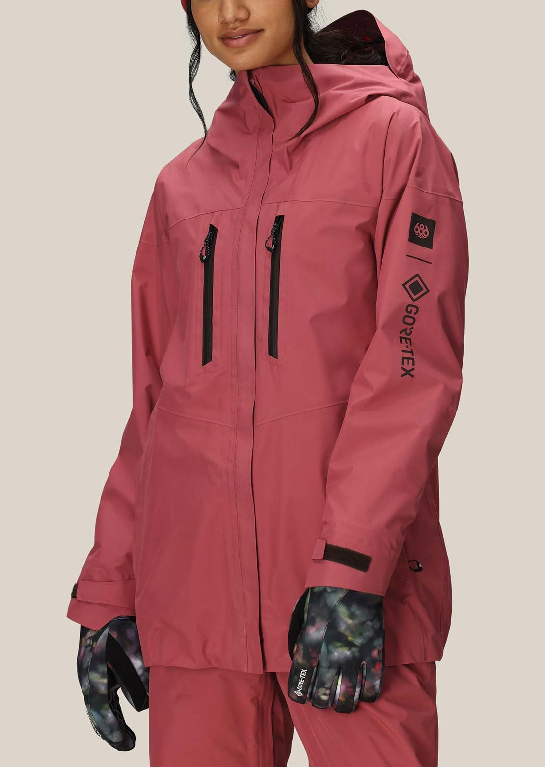 686 Women's GORE-TEX Skyline Thermagraph Jacket Rosewood